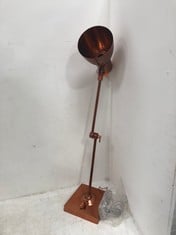 LOUIS ADJUSTABLE TABLE LAMP BASE IN COPPER RRP £180