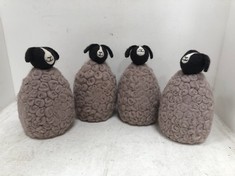 16 X STONE THE CROWS LARGE UPRIGHT JACOB SHEEP - TOTAL RRP £256