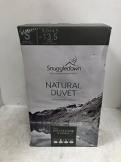 SNUGGLEDOWN NATURAL DUVET - 13.5TOG DUCK FEATHER & DOWN - SINGLE