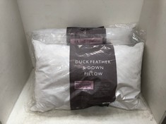 2X JOHN LEWIS DUCK FEATHER & DOWN PILLOW - STANDARD - SOFT/MEDIUM