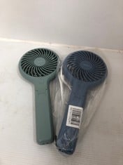 BOX OF ANY DAY JOHN LEWIS 4'' RECHARGEABLE HANDHELD FANS - MIXED COLOURS