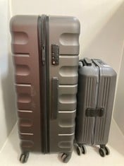 JOHN LEWIS ANY DAY 75CM SUITCASE IN DARK GREY TO INCLUDE ANY DAY 55CM SUITCASE IN DARK GREY - RRP £100