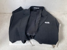 KIN BI-STRETCH SLIM SUIT JACKET - DARK GREY SIZE 40R - RRP £130 TO INCLUDE JOHN LEWIS WOMEN'S DENIM JACKET IN WHITE - UK 18