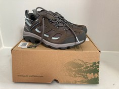 JACK WOLFSKIN VOJO 3 TEXAPORE LOW IN TARMAC GREY/LIGHT BLUE SIZE UK 4