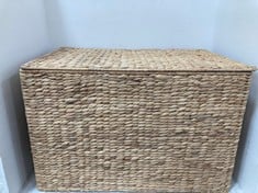 JOHN LEWIS HAND CRAFTED WATER HYACINTH STORAGE TRUNK XL