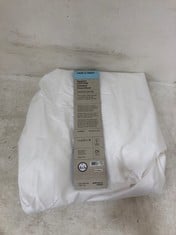 JOHN LEWIS SUPER KING EGYPTIAN COTTON BUNDLE IN WHITE TO INCLUDE JOHN LEWIS DOUBLE FITTED SHEET IN WHITE