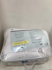 JOHN LEWIS SOFT TOUCH WASHABLE MATTRESS TOPPER - SIZE SMALL DOUBLE