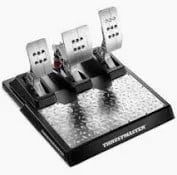 THRUST MASTER T-LCM PEDALS GAMING ACCESSORY (ORIGINAL RRP - £199.99) IN SILVER AND BLACK. (WITH BOX) [JPTC70827]