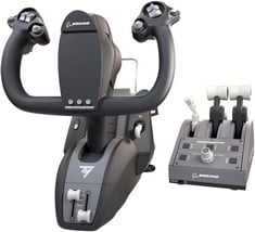 THRUSTMASTER TCA YOKE PACK GAMING ACCESSORY (ORIGINAL RRP - £422.04) IN BLACK. (WITH BOX) [JPTC70848]