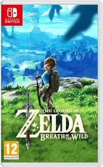 NINTENDO SWITCH 7 X ASSORTED ITEMS TO INCLUDE THE LEGENDS OF ZELDA BREATH OF WILD GAMES. (WITH CASE) [JPTC70662]