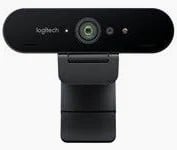 LOGITECH BRIO WEBCAM CAMERA ACCESSORY (ORIGINAL RRP - £190.00) IN BLACK. (WITH BOX) [JPTC70339]