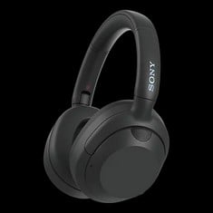 SONY ULT POWER SOUND HEADPHONES (ORIGINAL RRP - £150.00) IN BLACK. (WITH BOX) [JPTC70740]