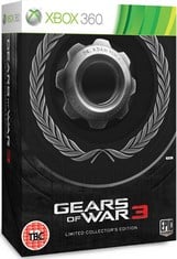 XBOX 360 GEARS OF WAR 3 LIMITED EDITION GAME. (WITH BOX & ALL ACCESSORIES). (SEALED UNIT). [JPTC70801]