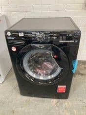 HOOVER H-WASH 300 LITE FREESTANDING WASHING MACHINE IN BLACK - MODEL NO. H3W4102DBBE/1-80 - RRP £299 (ZONE 2)