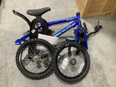 WILDTRAK KIDS 16'' BIKE IN BLUE WITH STABILISERS - RRP £176 (ZONE 2)