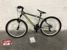 KROSS HEXAGON 26'' MOUNTAIN BIKE IN DARK GREY / NEON GREEN - RRP £231 (ZONE 1)