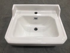 BAYSWATER BATHROOMS FITZROY 560MM BASIN WITH 1 TAP HOLE - MODEL NO. BAYC005 - RRP £150 (ZONE 3)