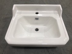 BAYSWATER BATHROOMS FITZROY 560MM BASIN WITH 1 TAP HOLE - MODEL NO. BAYC005 - RRP £150 (ZONE 3)