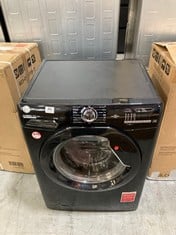 HOOVER H-WASH 300 LITE FREESTANDING WASHING MACHINE IN BLACK - MODEL NO. H3W492DABB4/1-80 - RRP £289 (ZONE 1)