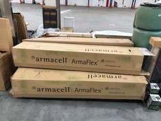 PALLET OF ASSORTED ITEMS TO INCLUDE ARMAFLEX EVO TECHNICAL INSULATION 1-1/8'' 2M (ZONE 3) (KERBSIDE PALLET DELIVERY)