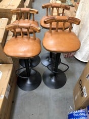 2 X FATIVO KITCHEN BAR STOOL SET IN - MODEL NO. JJ-XD729 - TOTAL LOT RRP £200 (ZONE 4)