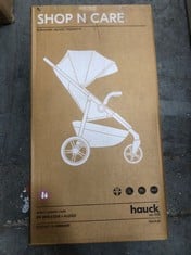 HAUCK SHOP N CARE PUSHCHAIR IN DARK PINK - RRP £110 (ZONE 4)