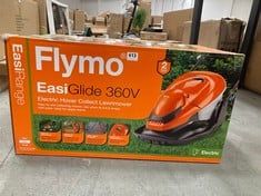 FLYMO EASIGLIDE 360V ELECTRIC HOVER COLLECT LAWNMOWER - RRP £129 (ZONE 4)