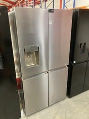 HISENSE AMERICAN STYLE SMART FRIDGE FREEZER IN STAINLESS STEEL - MODEL NO: RQ760N4SASE - RRP £1599 (ZONE 1)