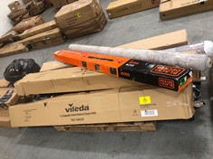 PALLET OF ASSORTED ITEMS TO INCLUDE VILEDA SUPADRY HOIST ROTARY DRYER (ZONE 5) (KERBSIDE PALLET DELIVERY)