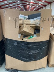 PALLET OF ASSORTED ITEMS TO INCLUDE 9'' DESK FAN TO INCLUDE SALTER MAX ELECTRONIC SCALES (ZONE 5) (KERBSIDE PALLET DELIVERY)