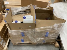 PALLET OF ASSORTED LIQUIDS TO INCLUDE NORTHSEA BLUEPOWER 10L (COLLECTION ONLY) (ZONE 5)