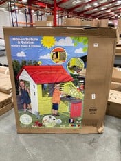 SMOBY NATURE HOUSE AND KITCHEN GARDEN PLAYHOUSE - RRP £120 (ZONE 5)