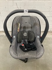 OYSTER CHILD SAFETY CAR SEAT IN BLACK / DARK GREY (ZONE 5)