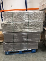 PALLET OF ASSORTED BED BASES IN ASSORTED SIZES TO INCLUDE GREY BED BASE SIZE 135 X 190CM (ZONE 7) (KERBSIDE PALLET DELIVERY)