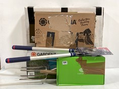 5 X ASSORTED GARDENING ITEMS TO INCLUDE GARDENA SPREADER