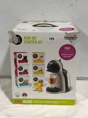 DELONGHI MINI ME STARTER KIT COFFEE MACHINE & PODS RRP- £114.99