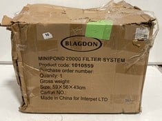 BLAGDON UV POND FILTER SYSTEM LARGE+ MIDIPOND 20,000 RRP- £299.99