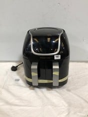 RUSSELL HOBBS MODEL NO-27290 SATISFY AIR SNAPPI DUAL BASKET AIR FRYER RRP- £199.99