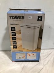 TOWER 50 LITRE SENSOR BIN TO INCLUDE BRABANTIA TOUCH BIN 30 LITRE