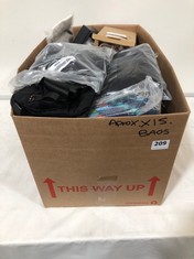 BOX OF APPROX 15 X ASSORTED BAGS TO INCLUDE HAOSHUAI WAIST BAG BLACK