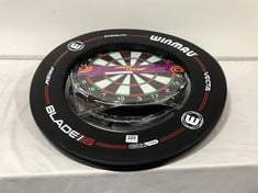 4 X ASSORTED DARTBOARDS / ITEMS TO INCLUDE WINMAU BLADE 6 DARTBOARD