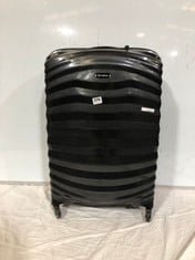 4 X ASSORTED TRAVEL CASES TO INCLUDE SAMSONITE CABIN SIZE 55X40X20 BLACK HARDSHELL SPINNER