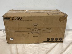 CJOY 52-INCH LED 24W MOTOR AC CEILING FAN RRP- £119.99