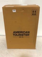 AMERICAN TOURISTER TRAVEL CASE SOUNDBOX GOLDEN YELLOW SPINNER 44/20 TSA RRP- £104