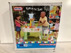 LITTLE TIKES FOUNTAIN FACTORY WATER TABLE