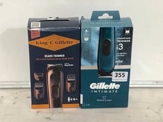 GILLETTE INTIMATE HAIR TRIMMER I3 TO INCLUDE KING C.GILLETTE BEARD TRIMMER