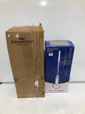 VAX STEAM FRESH COMBI CLASSIC STEAM MOP TO INCLUDE RUSSELL HOBBS STEAM & CLEAN LIGHTWEIGHT STEAM MOP