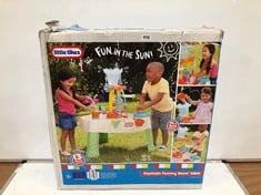 LITTLE TIKES FOUNTAIN FACTORY WATER TABLE