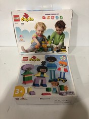 LEGO DUPLO 10423 BUILDABLE PEOPLE WITH BIG EMOTIONS TO INCLUDE LEGO DUPLO 10990 CONSTRUCTION SITE