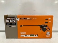 WORX PROVEN POWER NITRO HYDRO SHOT PRESSURE CLEANING REINVENTED 56BAR WG633E RRP- £199.99